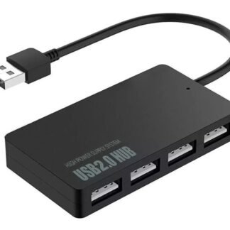 4 prievadų USB 2.0 šakotuvo išplėtimo adapteris, skirtas stacionariam kompiuteriui ir nešiojamam kompiuteriui, didelės spartos