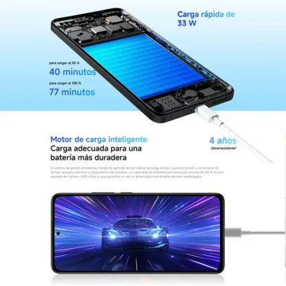 Xiaomi Redmi Note 14 4G NFC helium G99-Ultra 6,67 ''AMOLED screen 120 Hz 108 MP IA camera 5500 mAh battery, Charger Not Included - Image 5