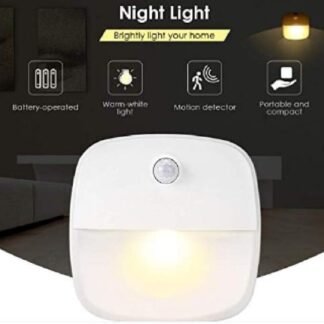 3 x LED naktinės lemputės su judesio jutikliu, baterijomis, laiptų sieninis šviestuvas