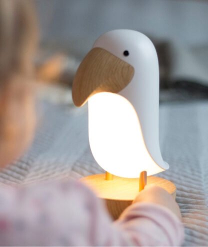 Lempa su garsiakalbiu | Lamp with Speaker - "White Bird" - Image 2